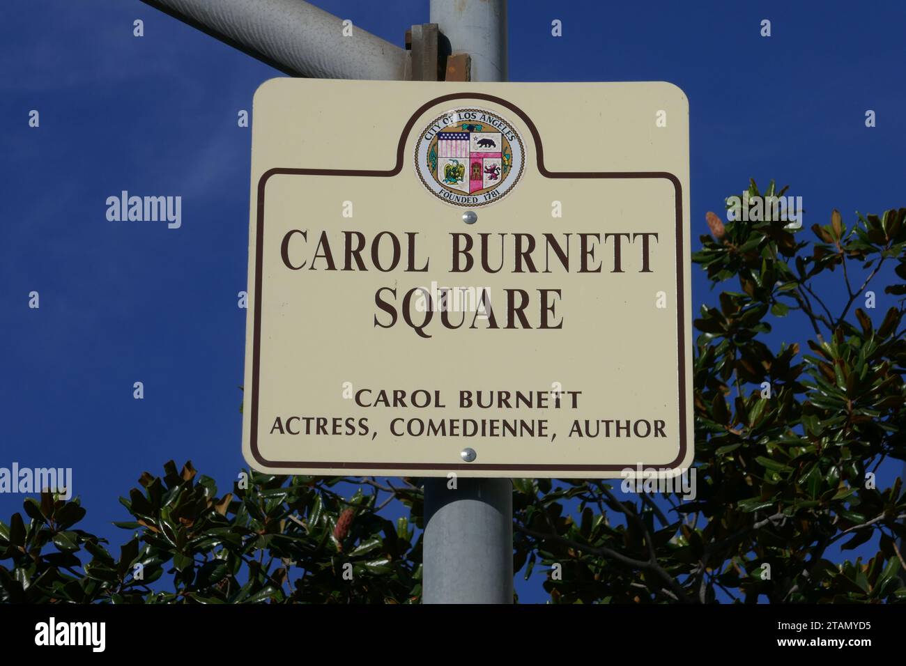 Los Angeles, California, USA 1st December 2023 A general view of atmosphere of Carol Burnett Square honoring the Actress/comedian on December 1, 2023 in Los Angeles, California, USA. Photo by Barry King/Alamy Stock Photo Stock Photo