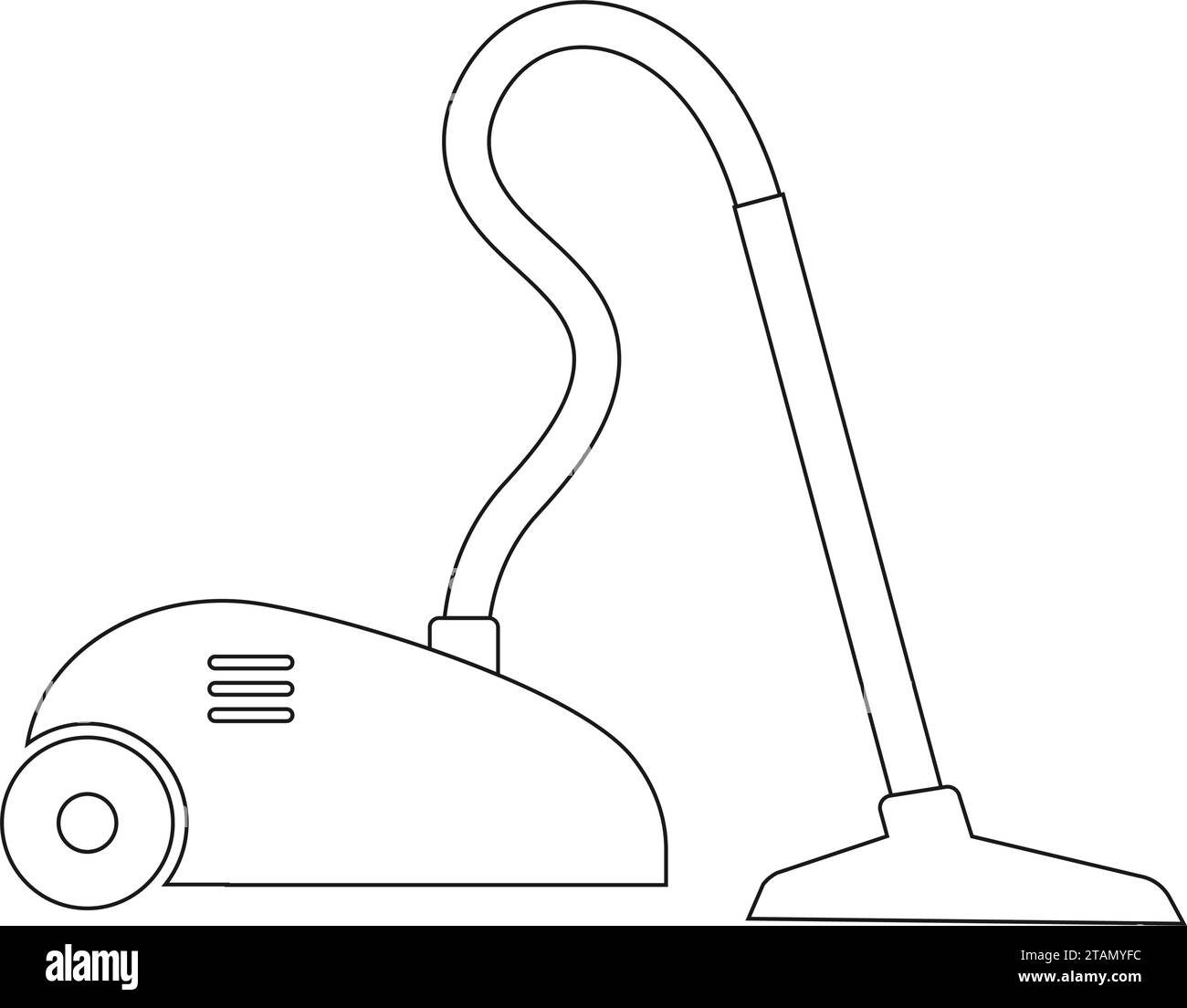Upright vacuum cleaner Stock Vector Images - Alamy