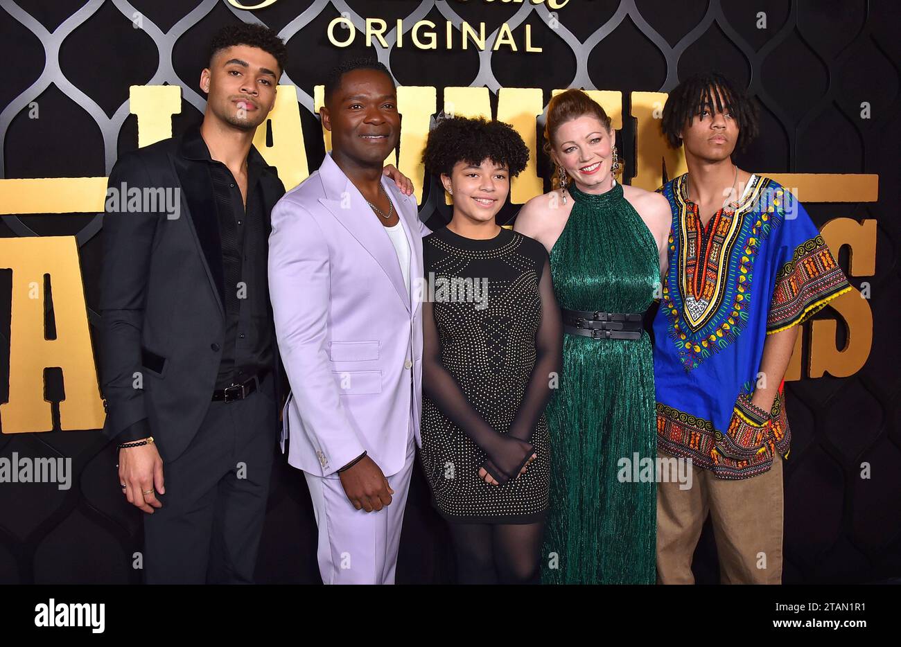 Asher Oyolewo, David Oyelowo, Zoe Oyelowo, Jessica Oyelowo and Caleb