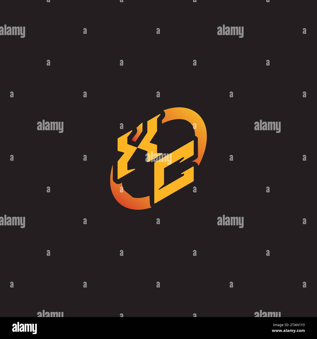 CX combination letter unique initials logo esport for gaming team ...