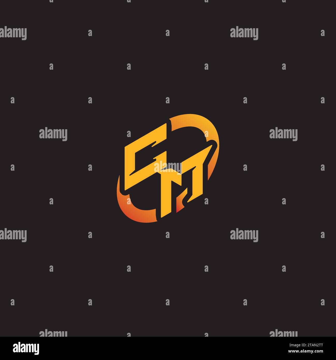 Mc Intials MC combination letter unique initials logo esport for gaming team ...