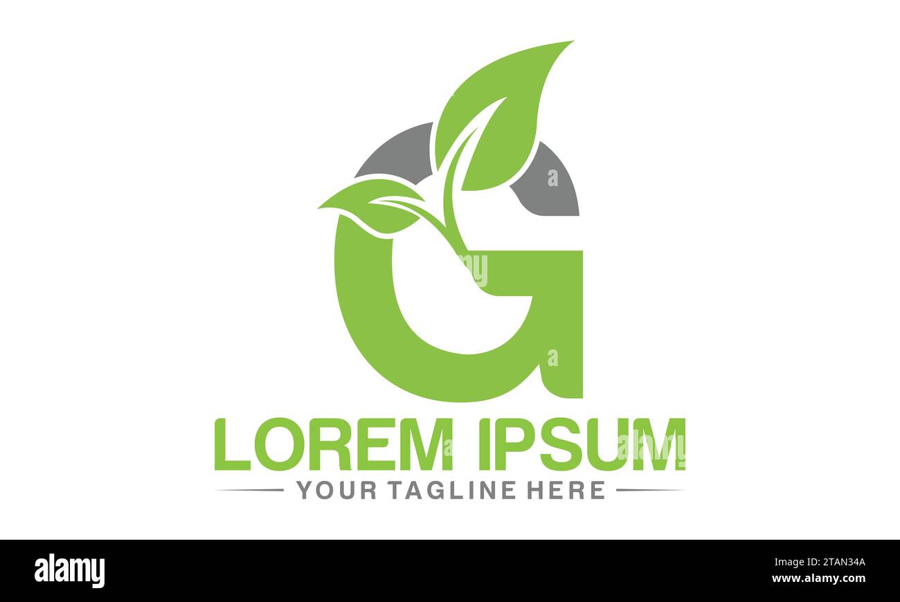 Leaf Logo Design Unique and Creative Logo Design Stock Vector