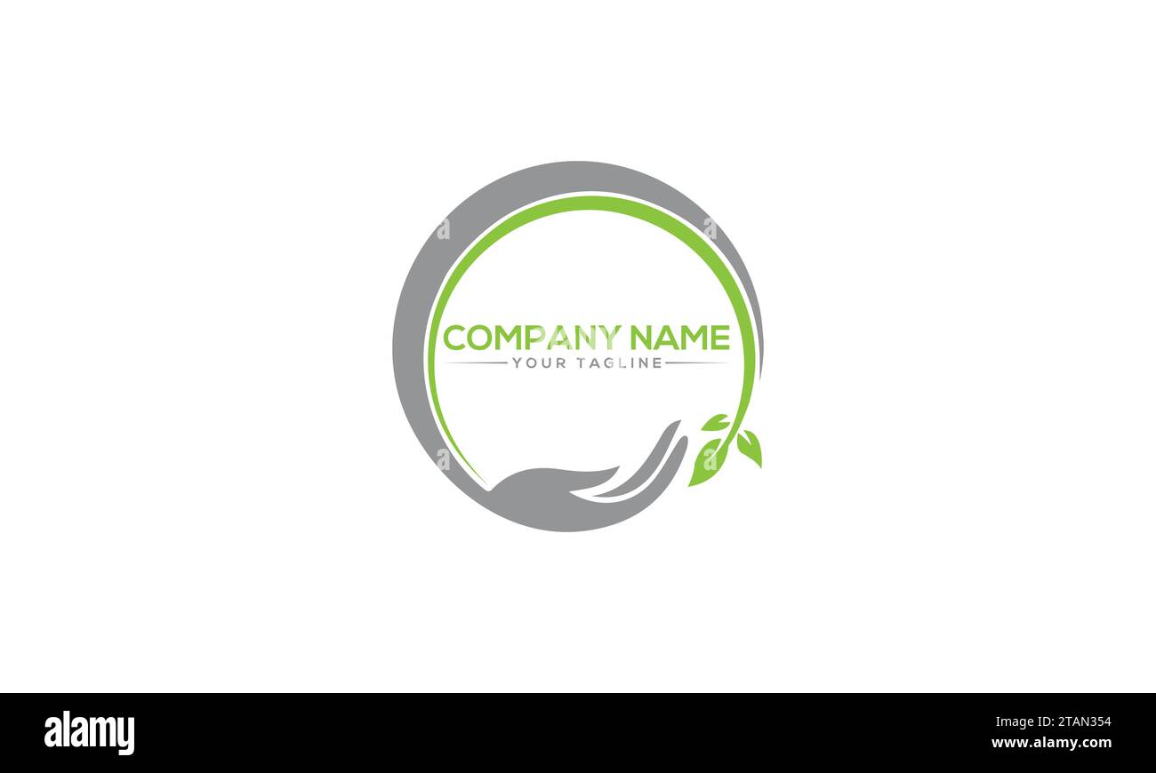 Leaf Logo Design Unique and Creative Logo Design Stock Vector