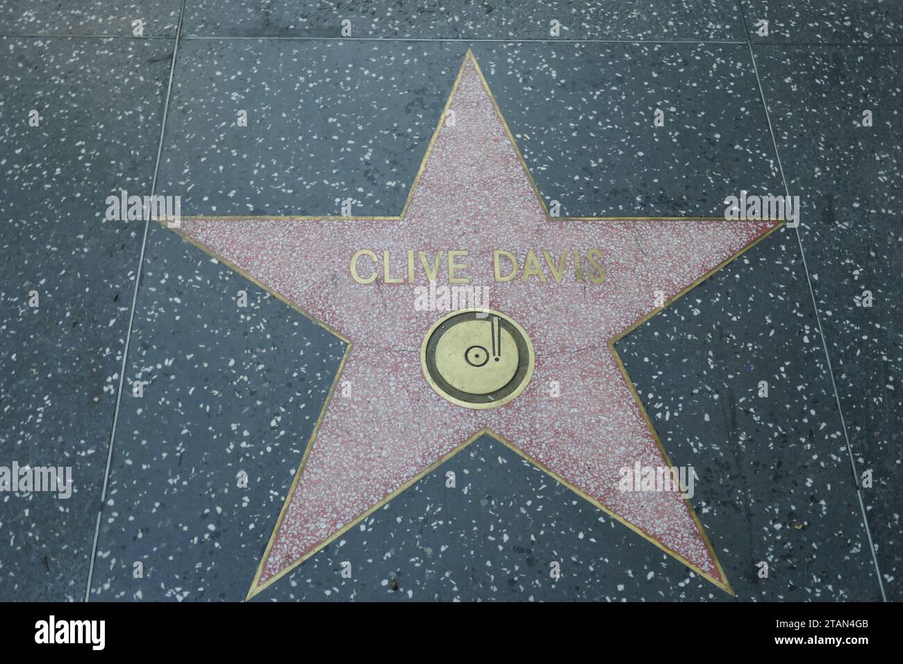 Hollywood, California, USA 1st December 2023 Clive Davis Hollywood Walk