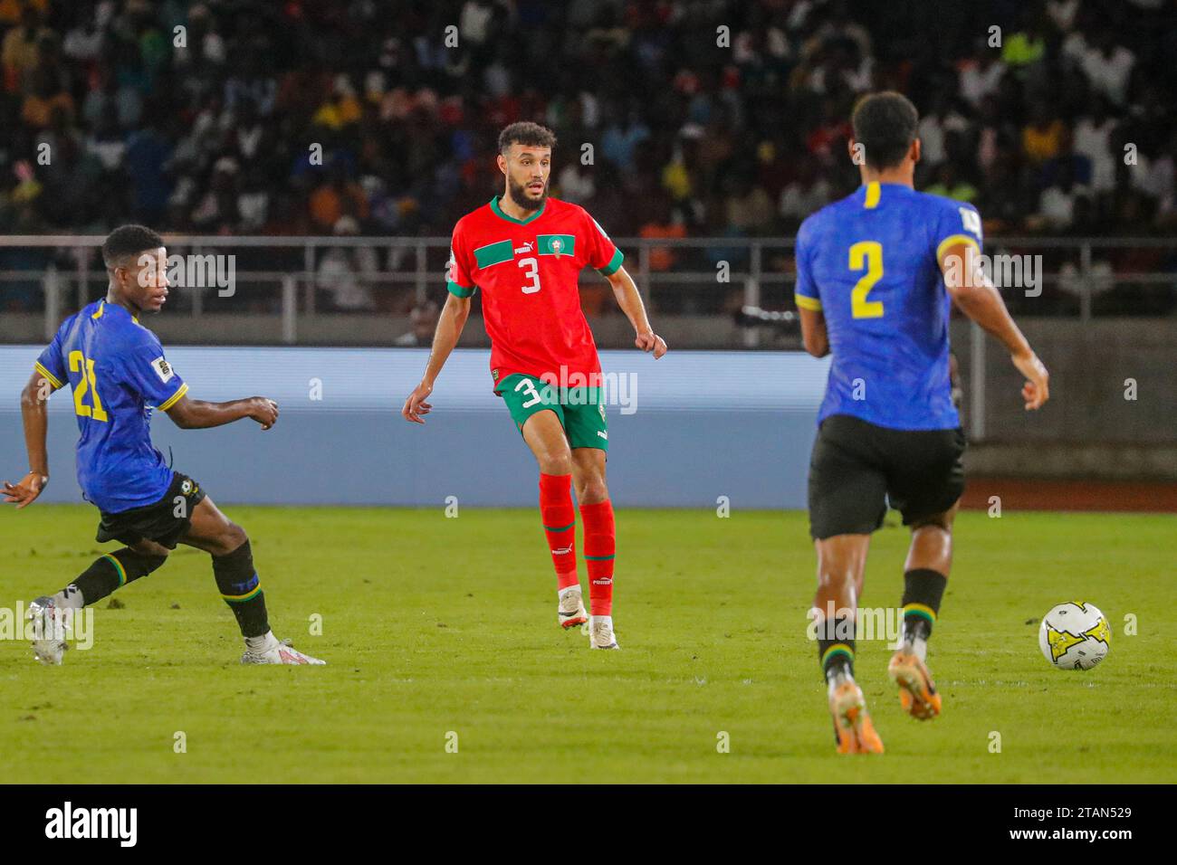 DAR ES SALAAM, TANZANIA NOVEMBER 21 Noussair Mazraoui of Morocco and