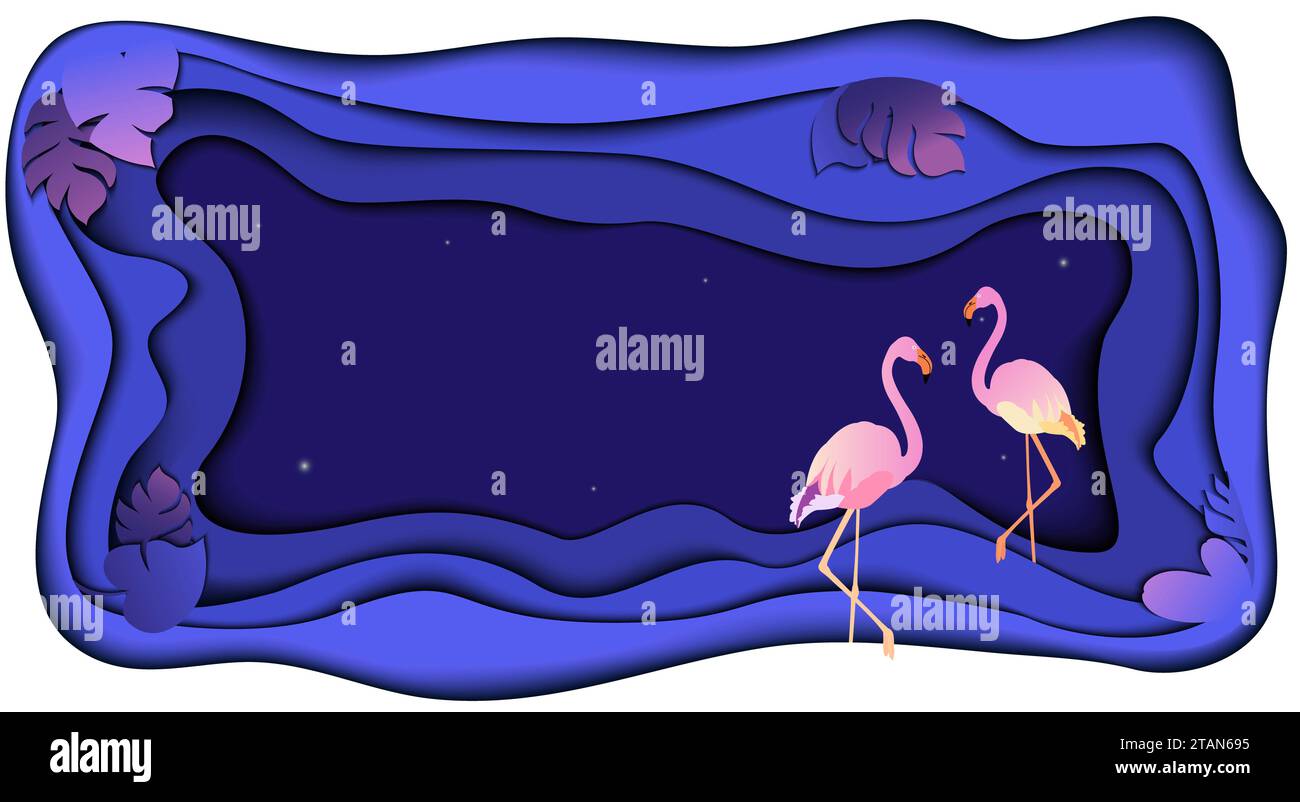Flamingo, conceptual illustration Stock Photo