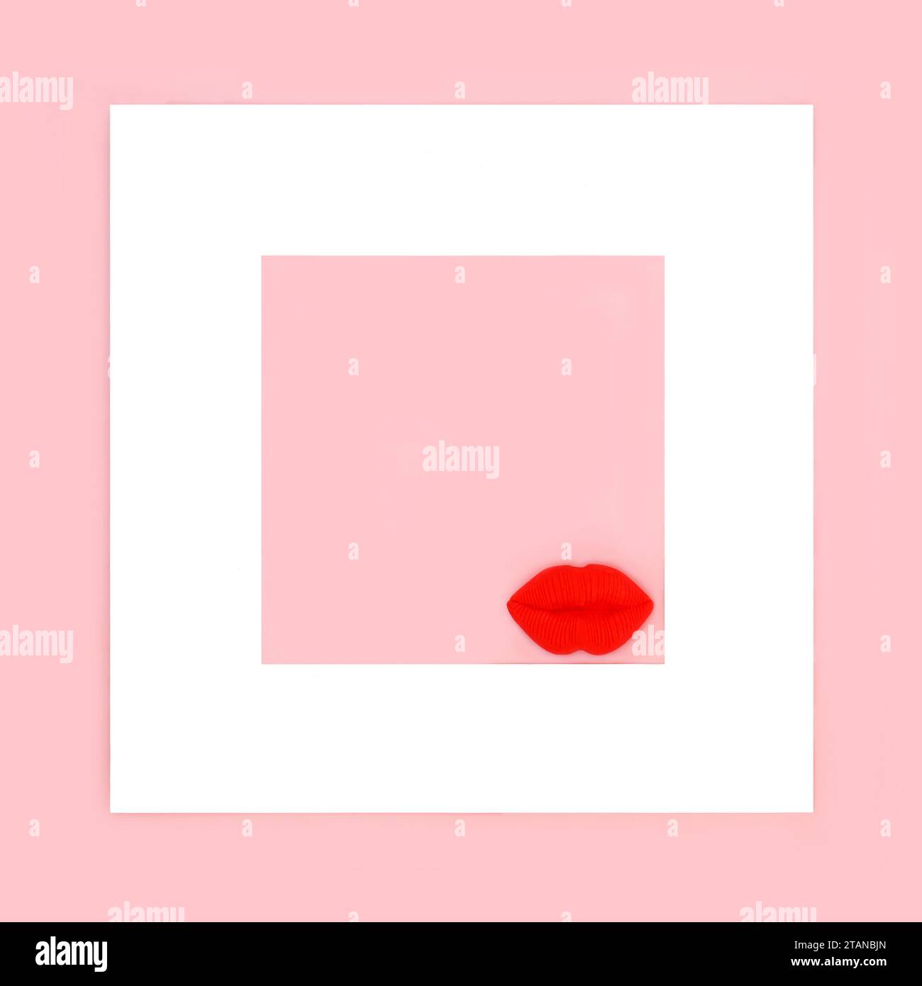Luscious red lips hi-res stock photography and images - Alamy