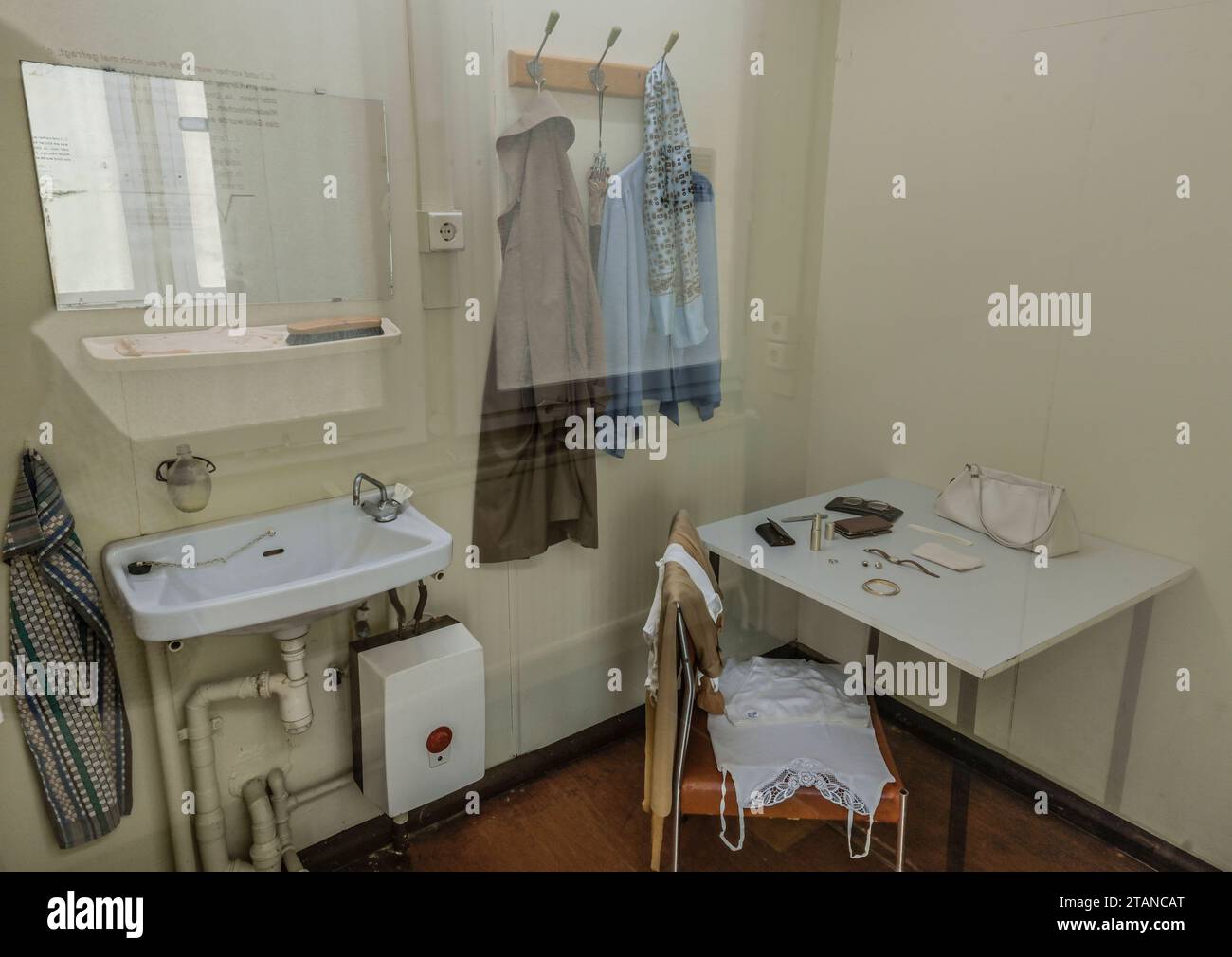 Zimmer Körperkontrolle, Ausstellung, Museum, Zollkontrollstelle PKW