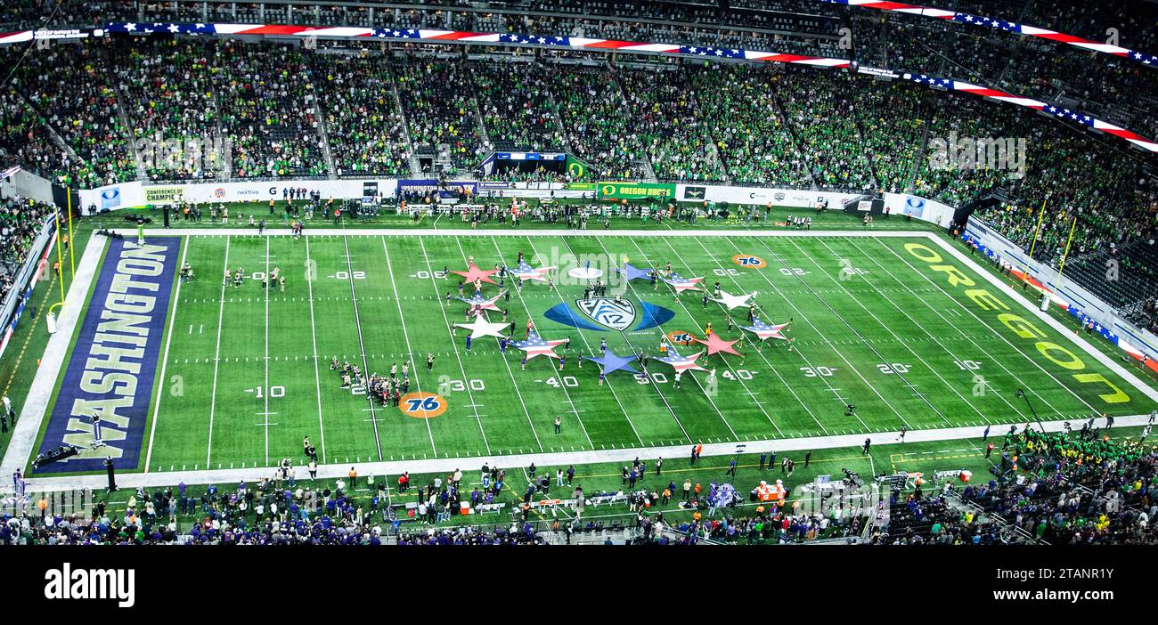 allegiant-stadium-01st-dec-2023-nv-u-s-a-national-anthem
