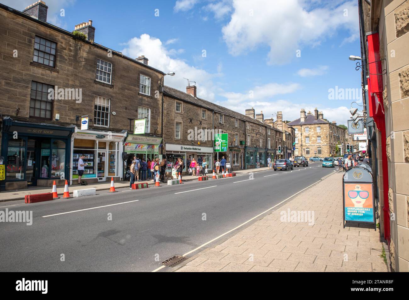 Matlock Street Bakewell Derbyshire Stock Photo Alamy