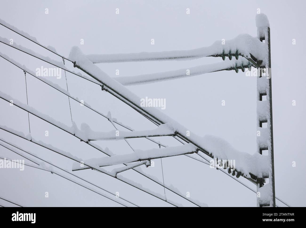 Tutzing, Bayern, Deutschland 02. Dezember 2023 Eine Wintertag in