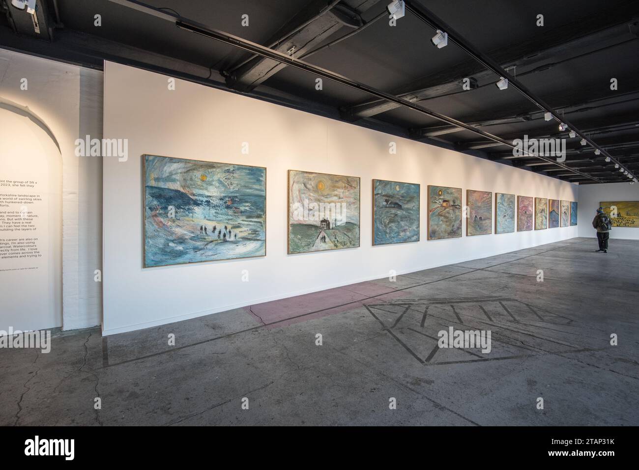 Gallery two salts mill showing artwork hires stock photography and