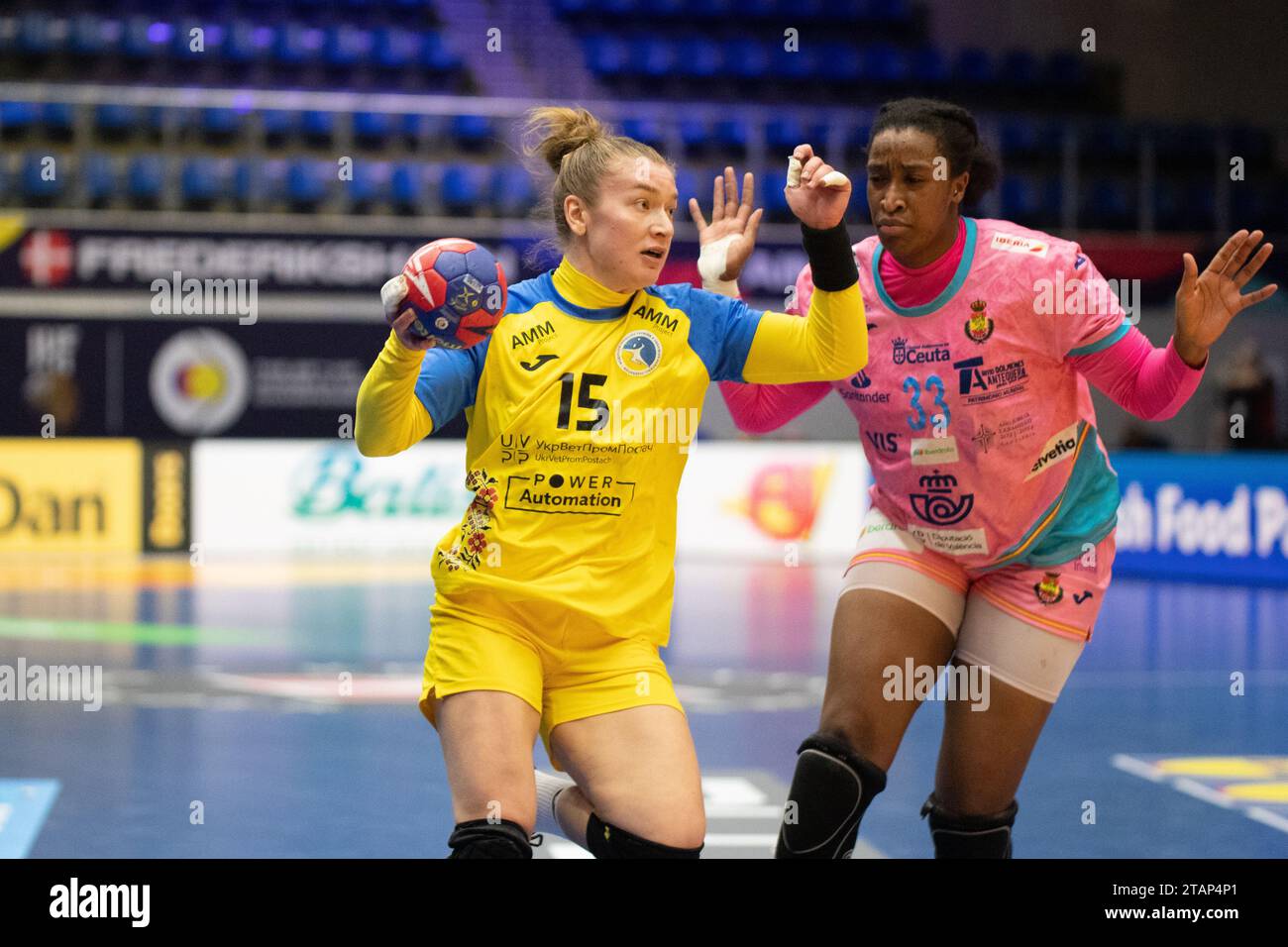 Frederikshavn, Denmark. 01st Dec, 2023. Anastasiya Melekestseva (15) of