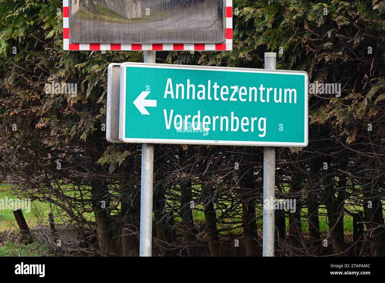 Anhaltezentrum fur Schubhäftlinge in Vordernberg, Steiermark, Austria Stock Photo