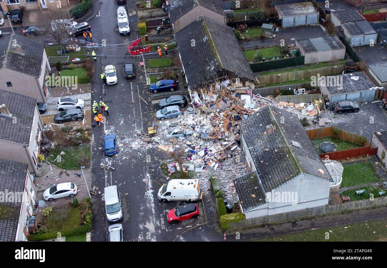 The Scene On Baberton Mains Avenue, Edinburgh, After An 84-year-old Man ...