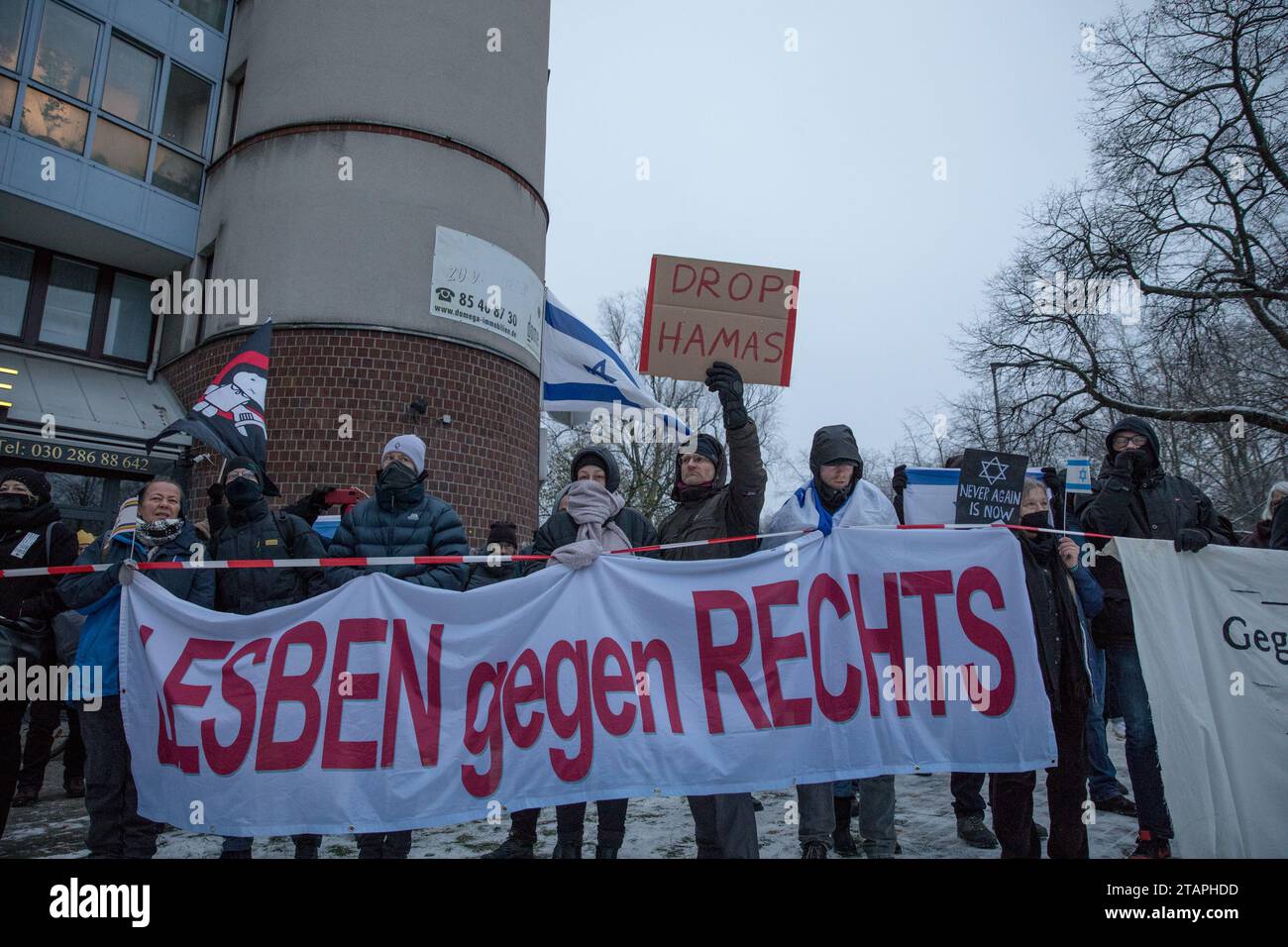 Berlin, Germany. 2nd Dec, 2023. A significant protest unfolded in ...