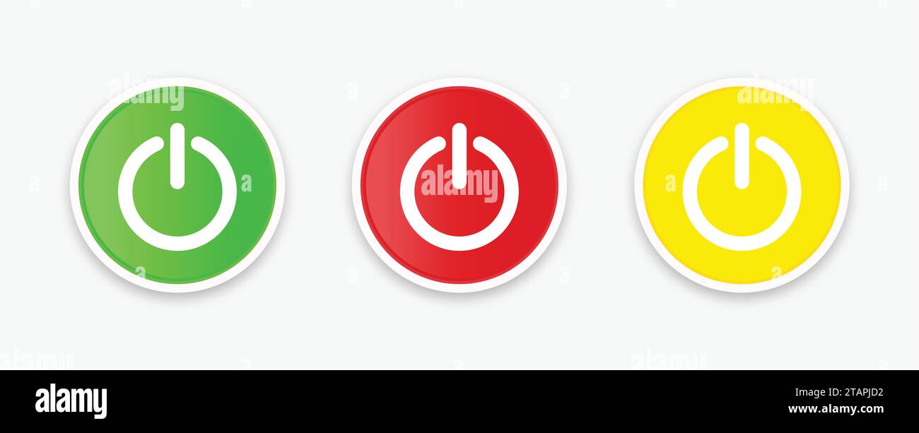 Industrial power switch Stock Vector Images - Alamy
