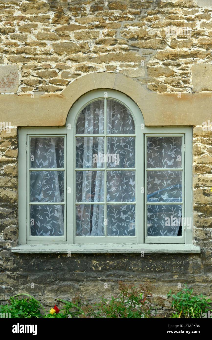 Old southern French windows (Fenetres). Stock Photo