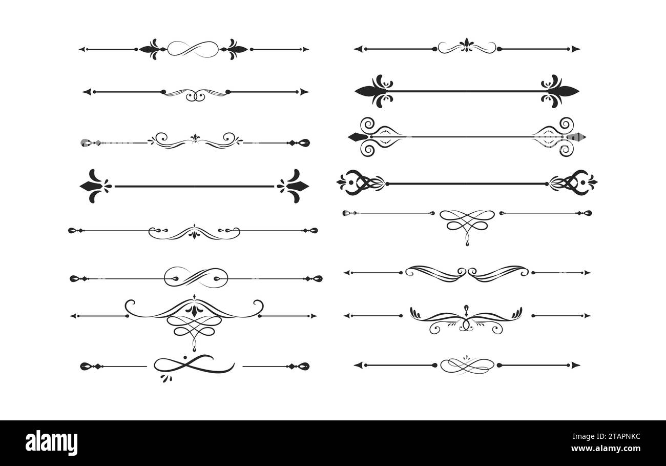 Divider Vector Vectors Hi Res Stock Photography And Images Alamy