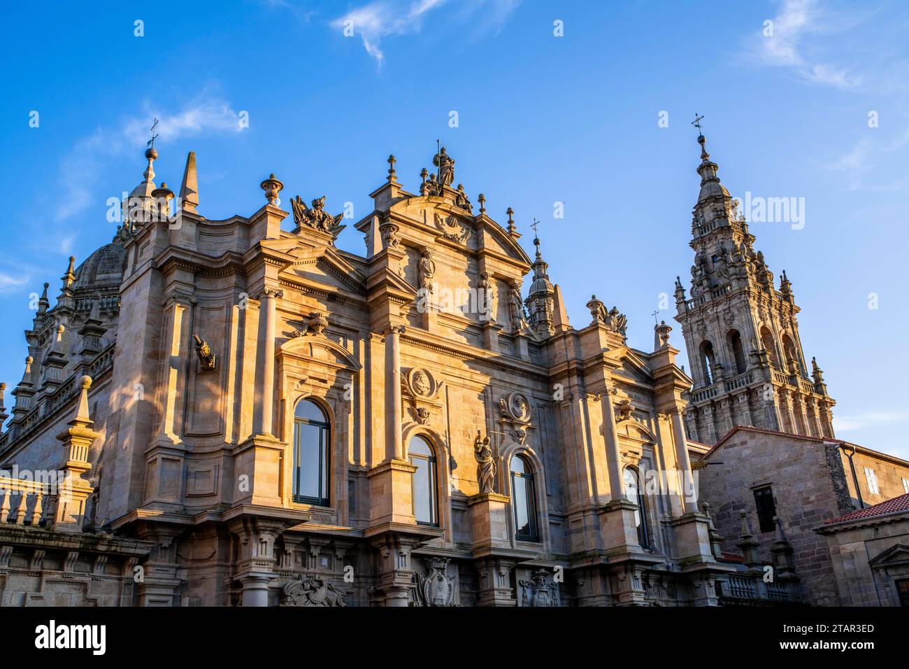 Cathedral, Santiago de Compostela, Spain, Galicia Stock Photo