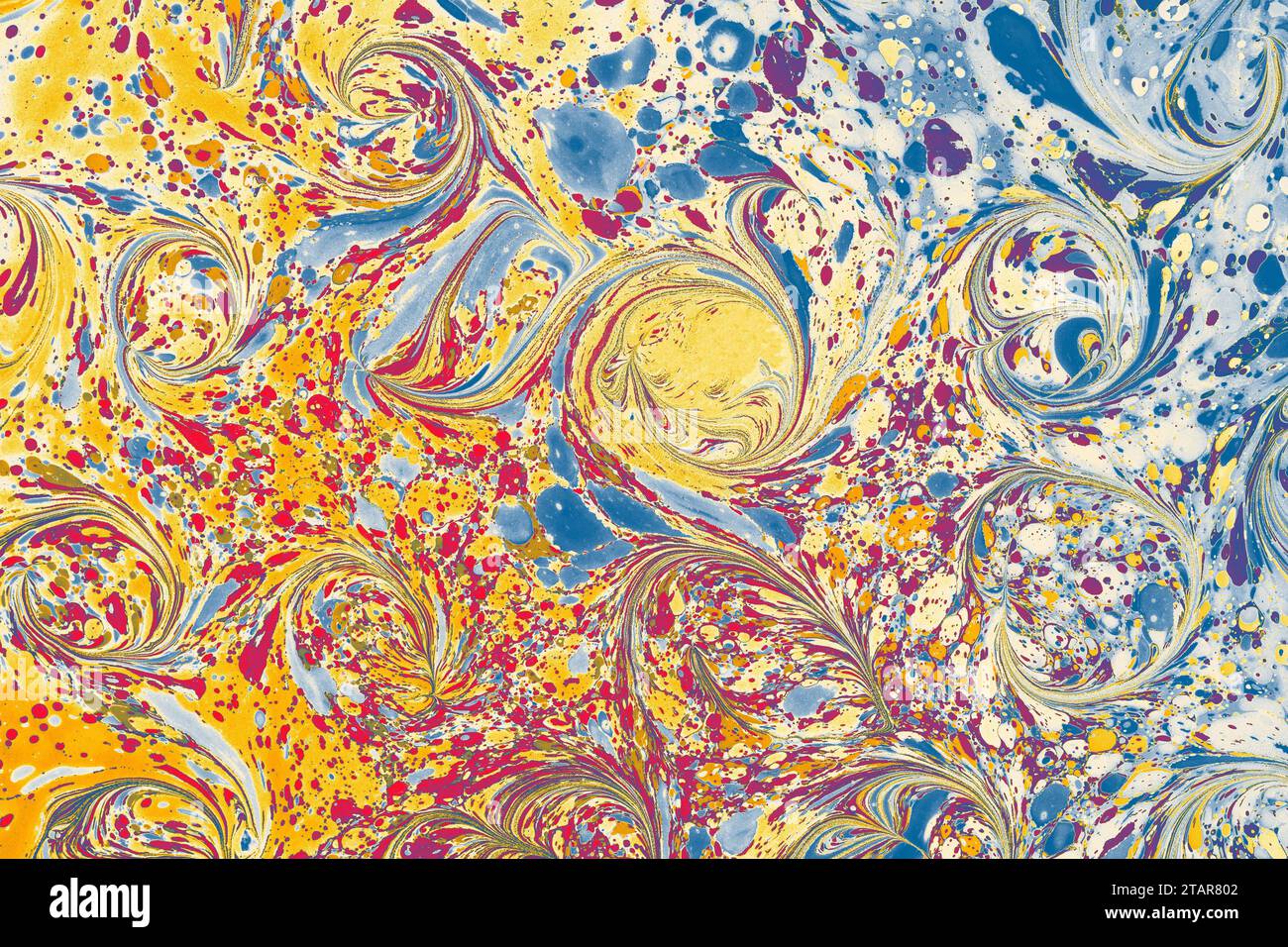 Abstract creative marbling pattern templat for fabric, design background texture Stock Photo
