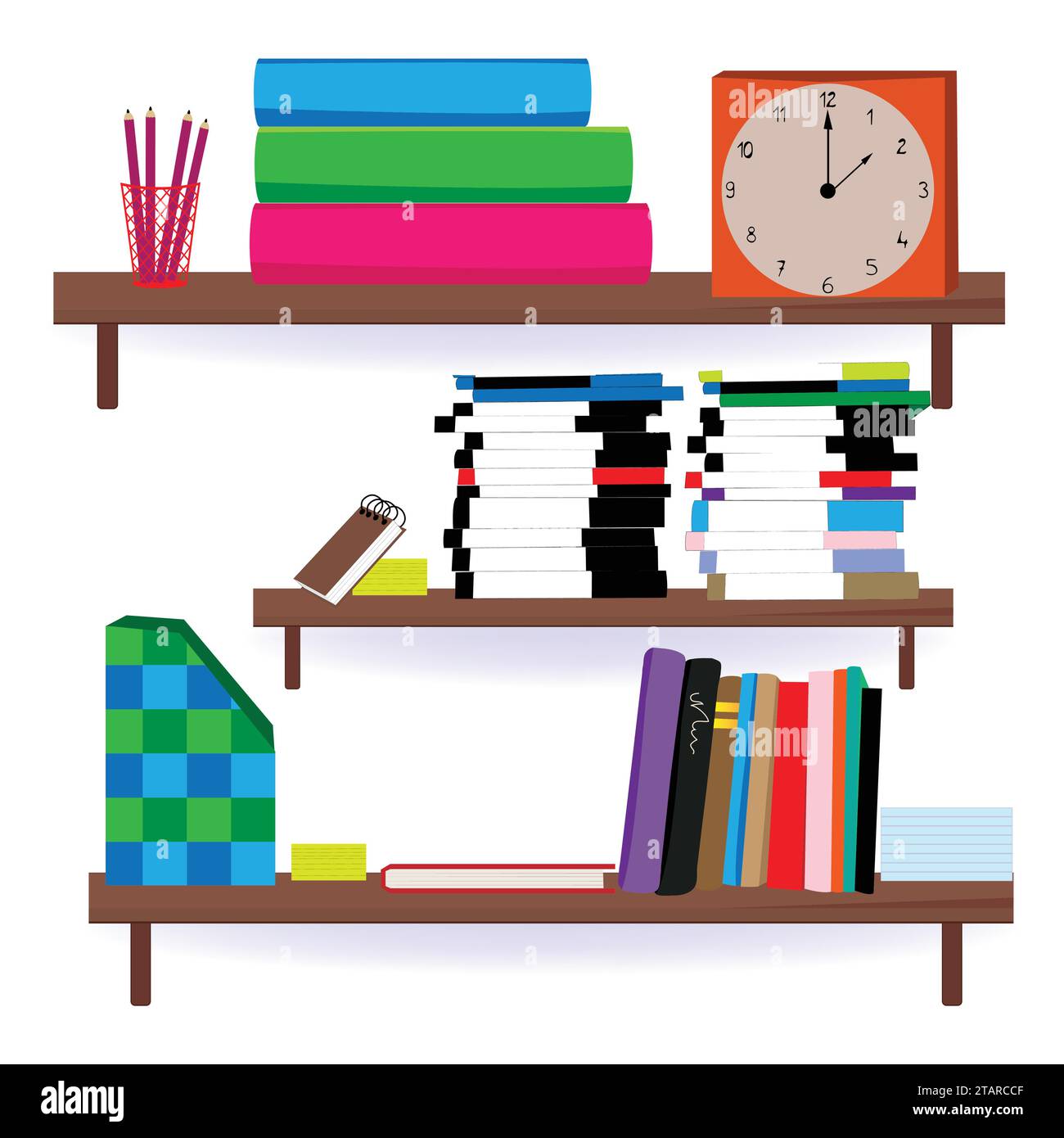 Bookshelf Decoration For Study Group Bookstand Hanged On Wall For bookshelf-decoration-for-study-group-bookstand-hanged-on-wall-for