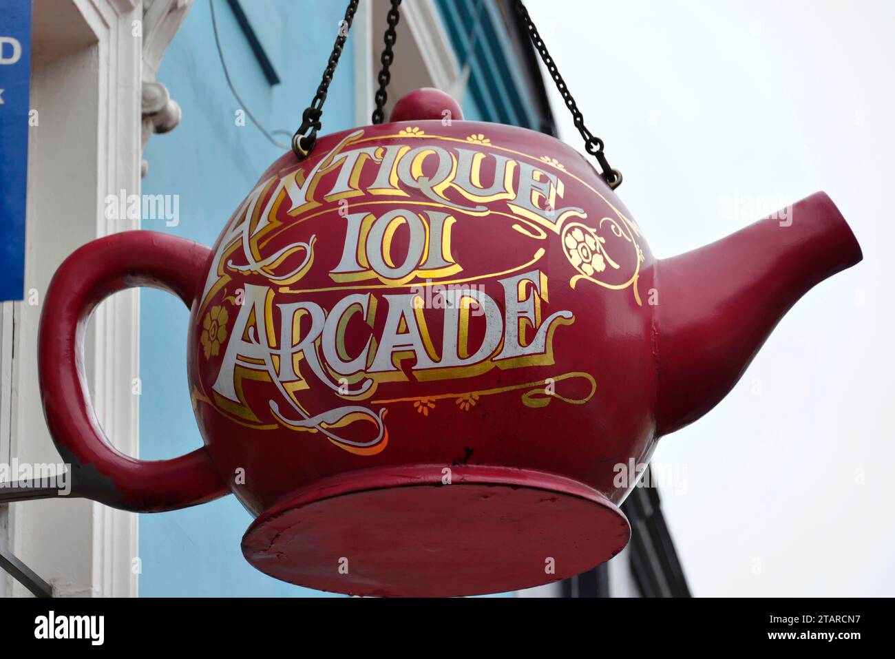 Giant teapot, Portobello Market, Notting Hill, London, London region