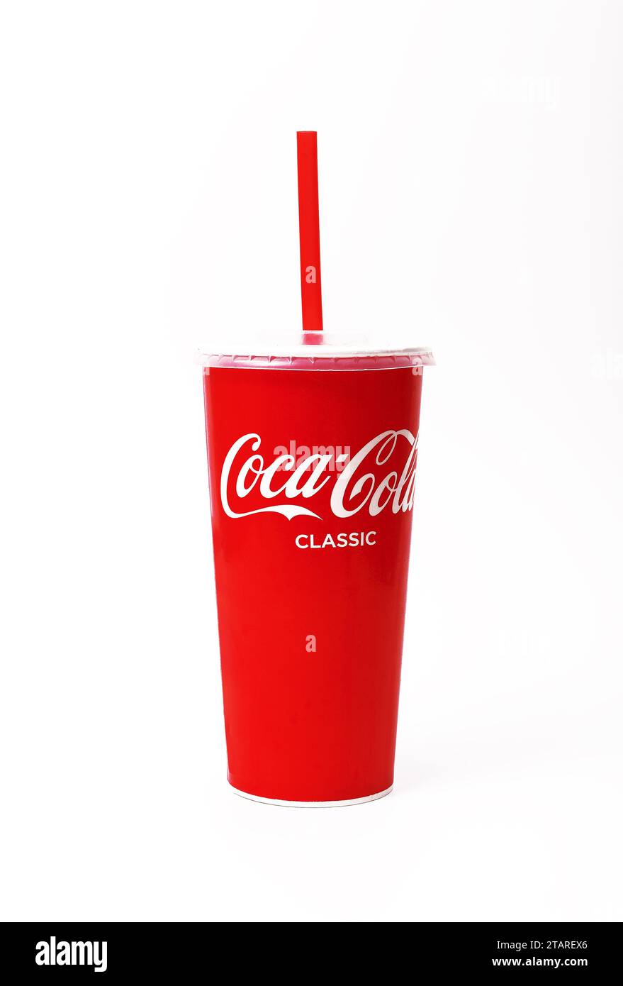 Coca cola paper cup Cut Out Stock Images & Pictures - Alamy