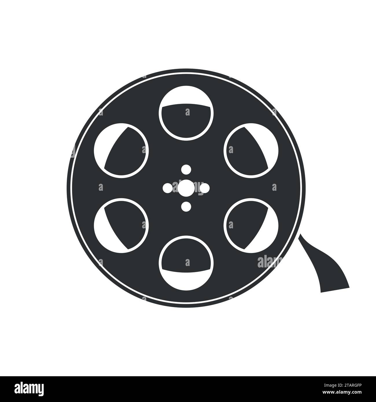 Film Reel Silhouette PNG Free, Film Reel Movie Icon, Isolated, Square,  Vintage PNG Image For Free Download