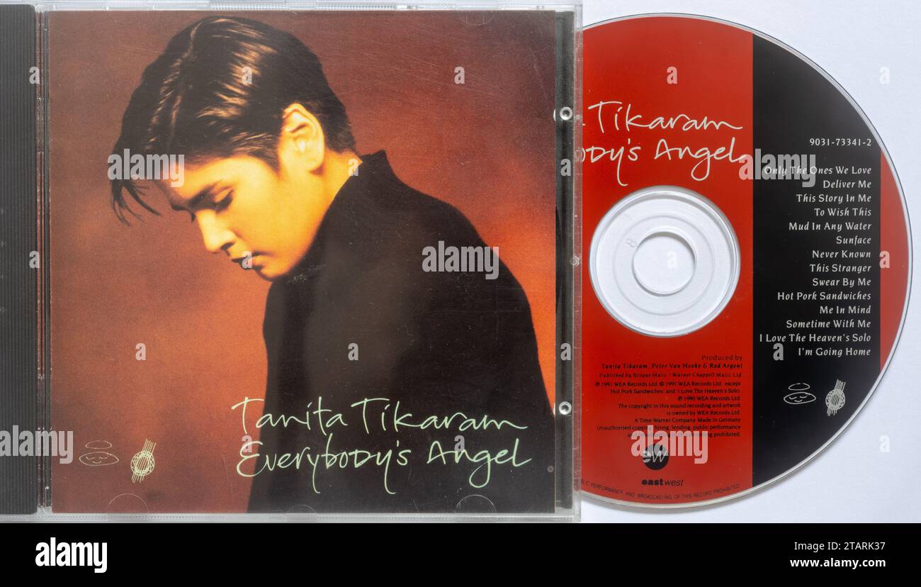 Tanita Tikaram Everybody's Angel album on compact disc or CD Stock Photo