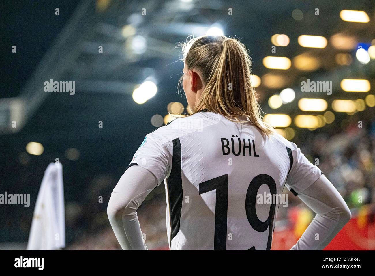 Rostock, Deutschland 01. Dezember 2023: Womens Nation League - 2023/2024 - Deutschland vs. Dänemark Im Bild: Klara Bühl/Buehl (Deutschland) Stock Photo