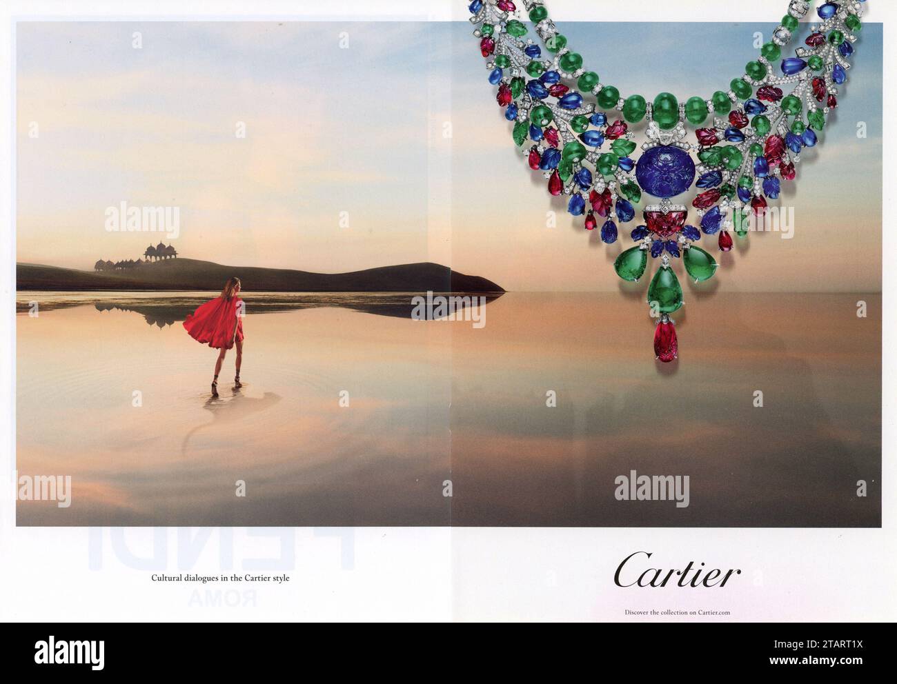 Vogue October 2023 magazine issue advert, USA Stock Photo Alamy