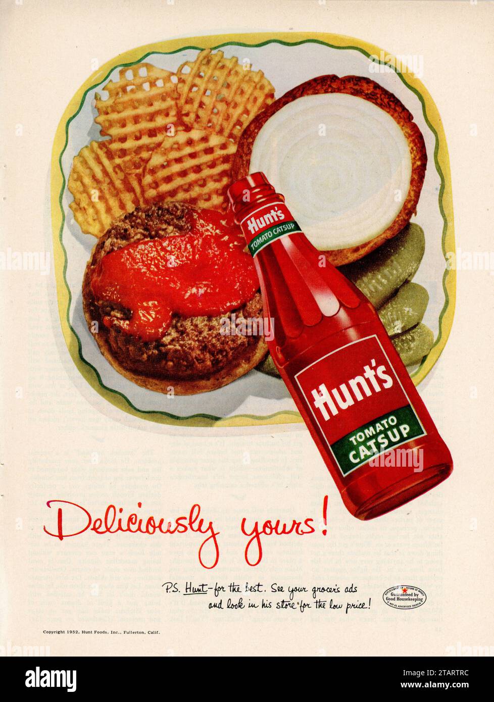 Vintage "Good Housekeeping" Magazine January 1953 issue Advert, United