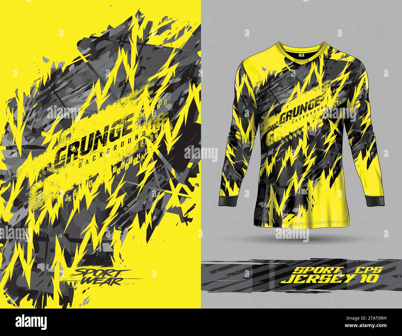 Tshirt template for extreme sports grunge background racing jersey