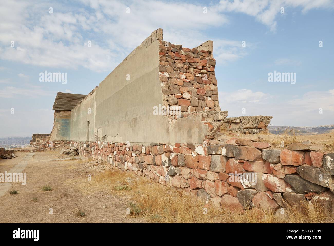 Erebuni Fortress in Yerevan, Aremenia, a former outpost of the Urartu Kingdom Stock Photo