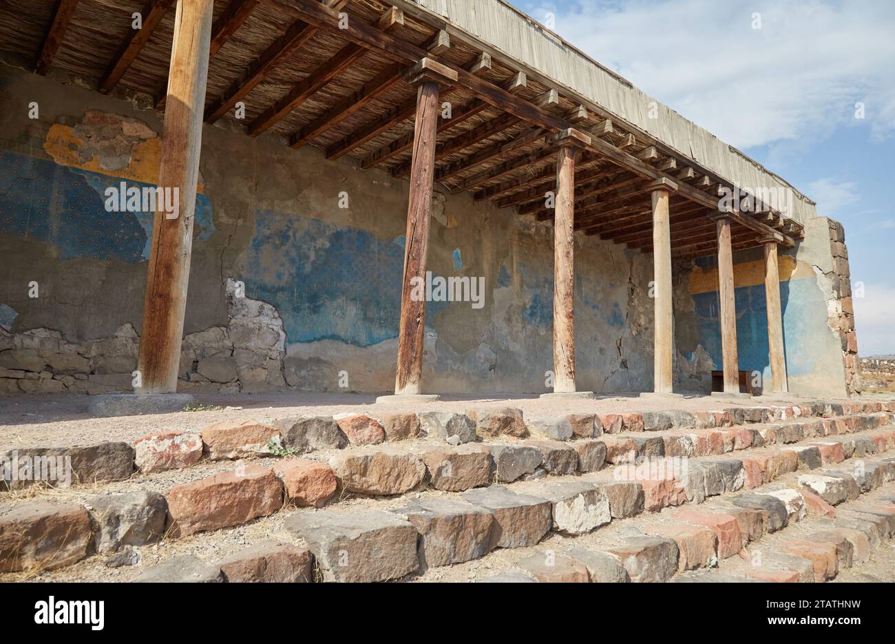 Erebuni Fortress in Yerevan, Aremenia, a former outpost of the Urartu Kingdom Stock Photo