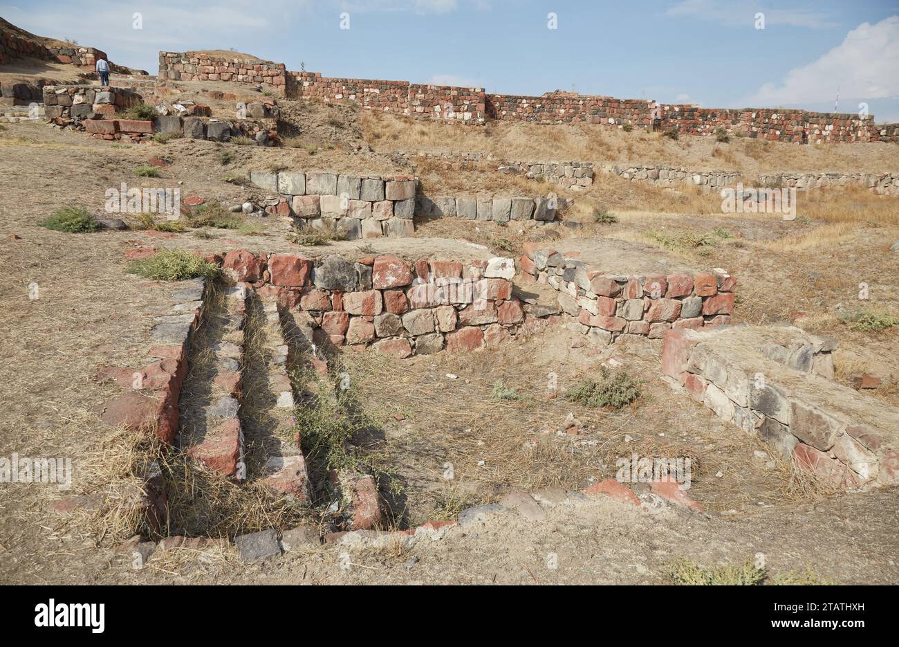 Erebuni Fortress in Yerevan, Aremenia, a former outpost of the Urartu Kingdom Stock Photo