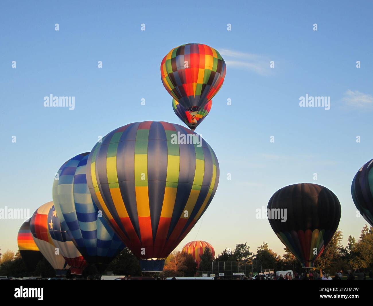 Hot air Balloon Festival in Walla Walla Washington Stock Photo Alamy