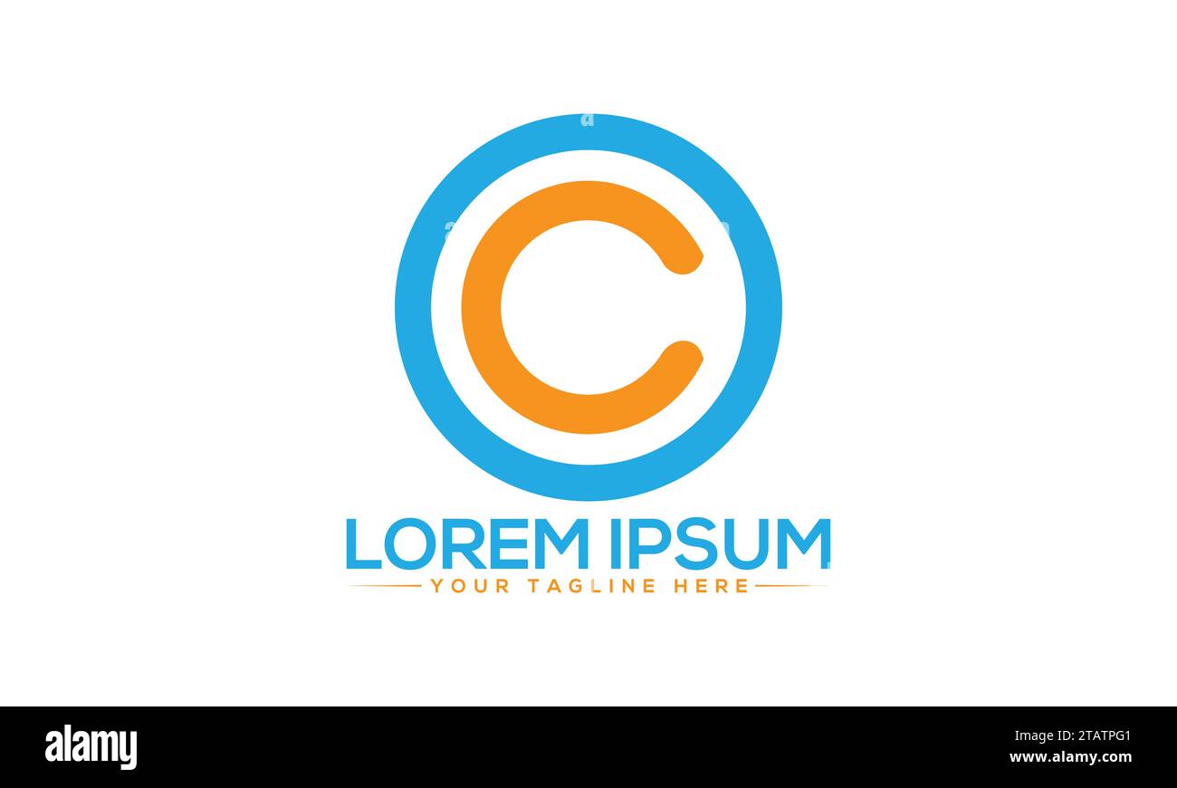 OC Letter Logo Design. Creative and Professional Logo Design. Stock Vector
