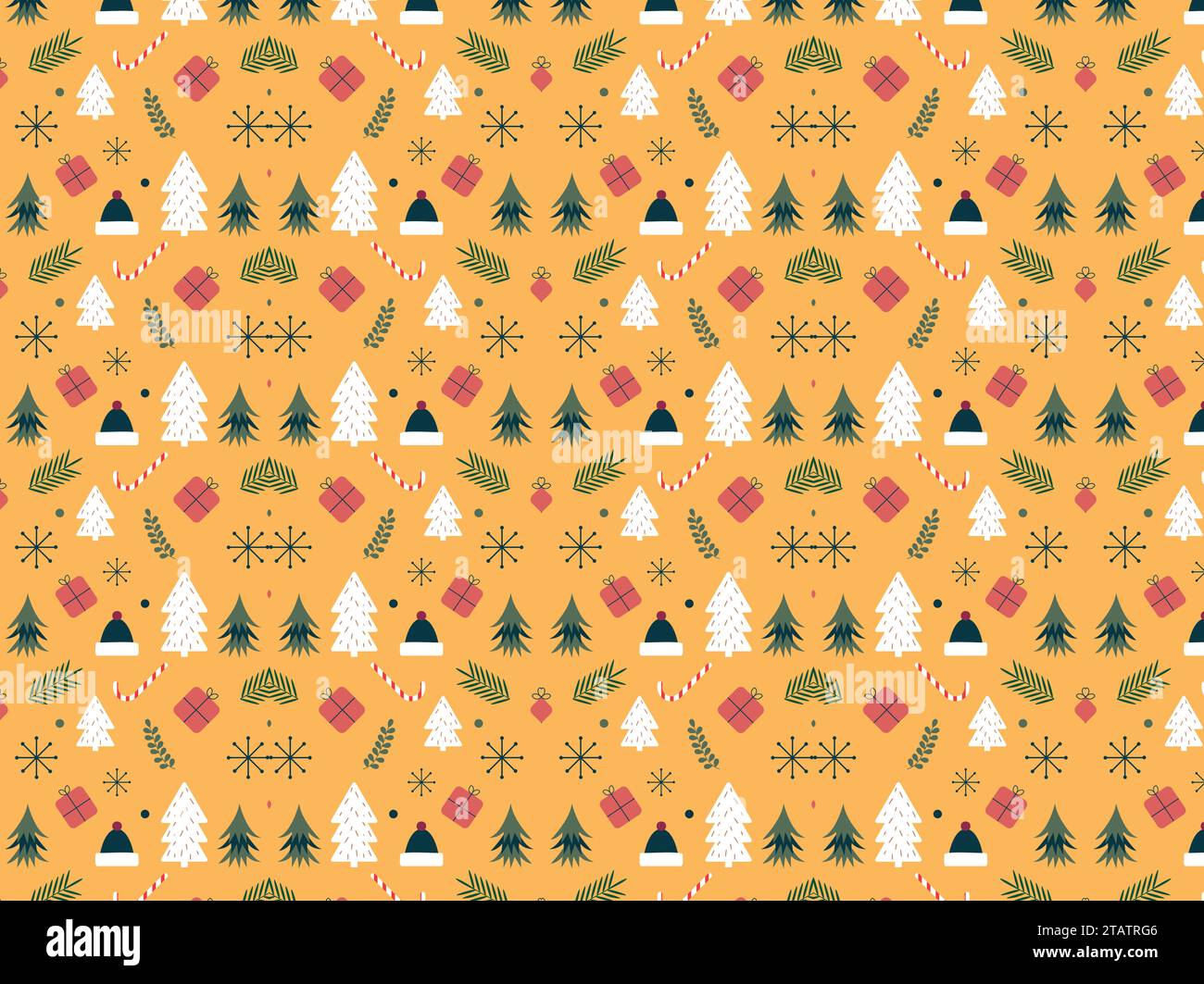 Christmas abstract pattern set for gift cards Stock Vector