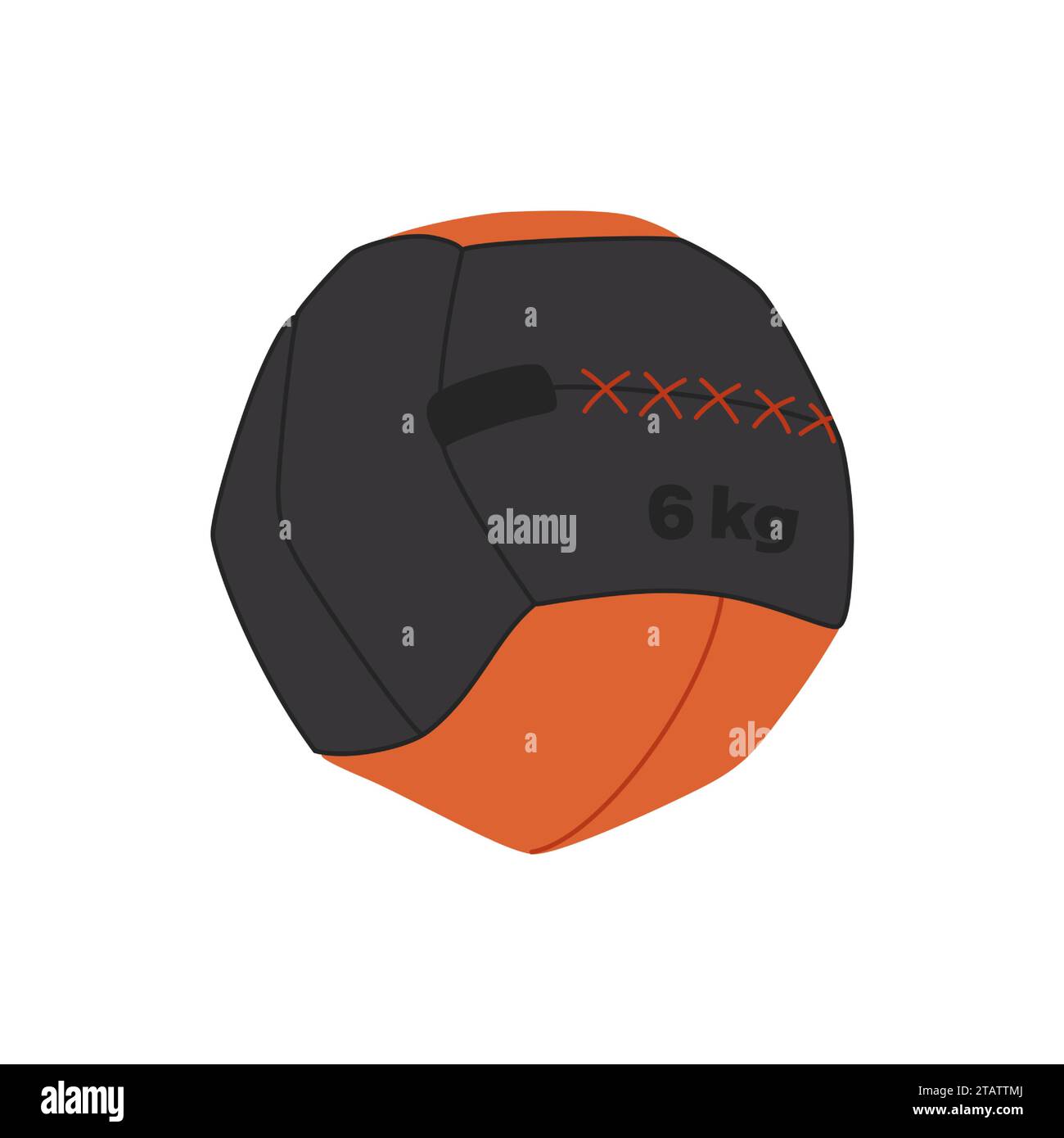 Medicine ball vector illustration. Object for crossfit. Gym equipment flat design. Collection on sport theme. Ideal for sport guide Stock Vector Image Art Alamy