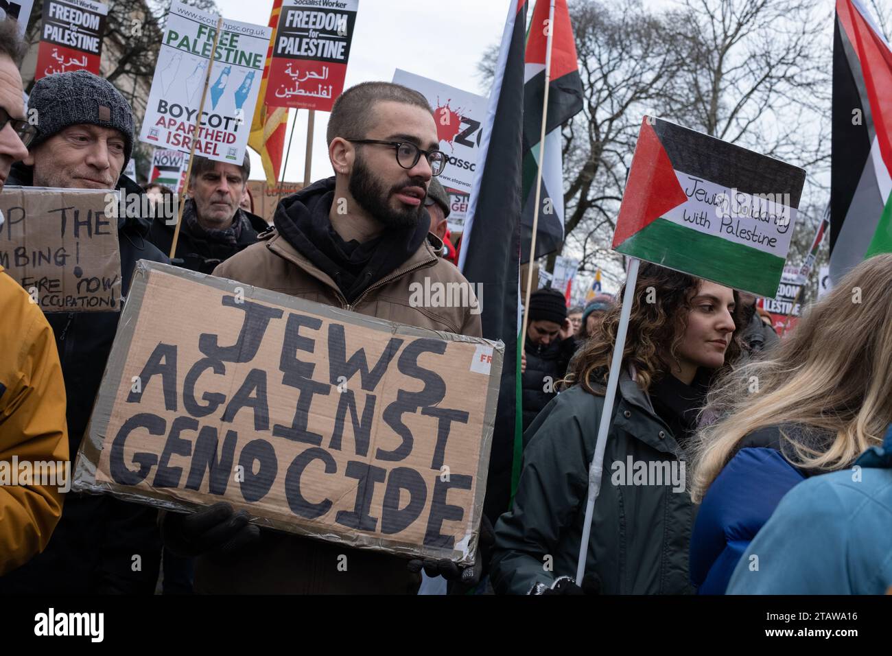 ‘Ceasefire Now’ march in support of Gaza and Palestine at the time of ...