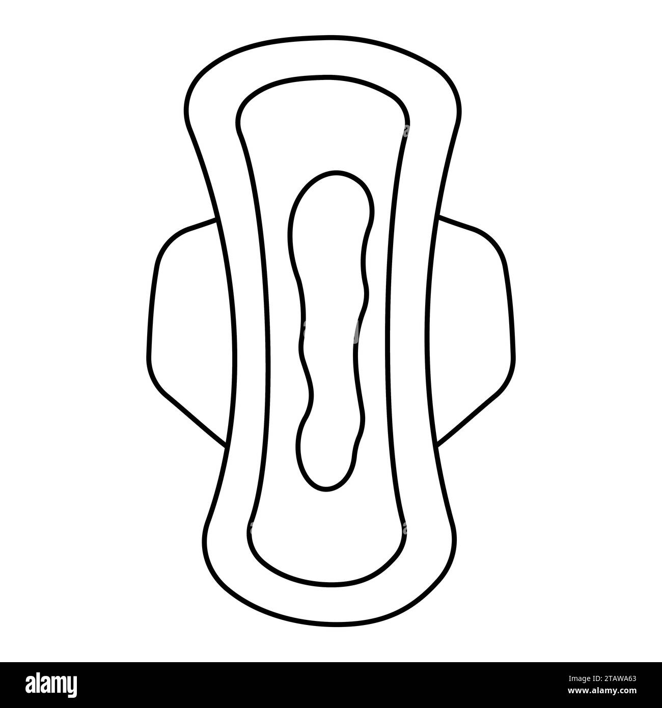 pads feminine hygiene cycle icon element thong Stock Vector Image & Art