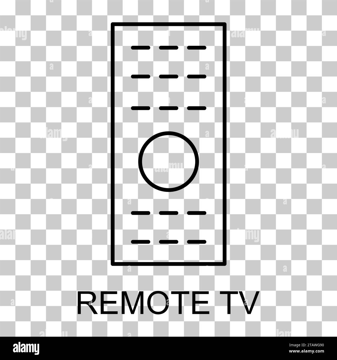 Remote tv device icon, control technology media television sign, web ...