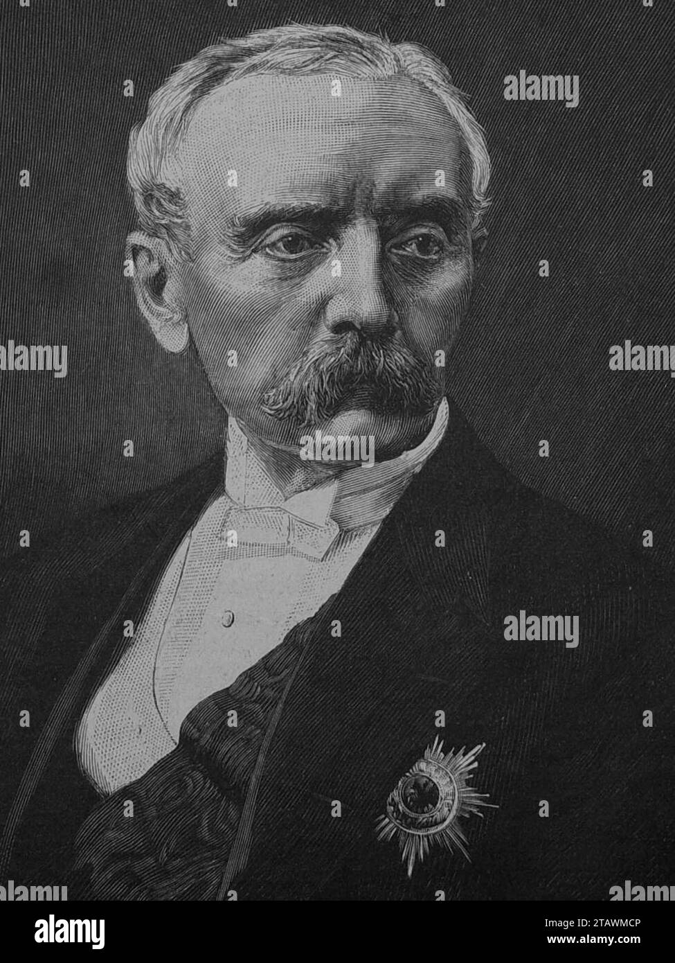 Chlodwig Carl Viktor, Prince of Hohenlohe-Schillingsfürst, Prince of Ratibor and Corvey Stock Photo