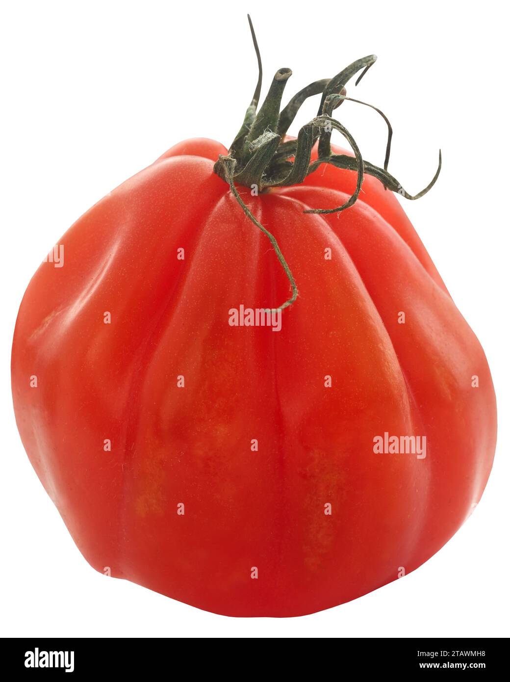 Unique type fresh organic tomato isolated Stock Photo
