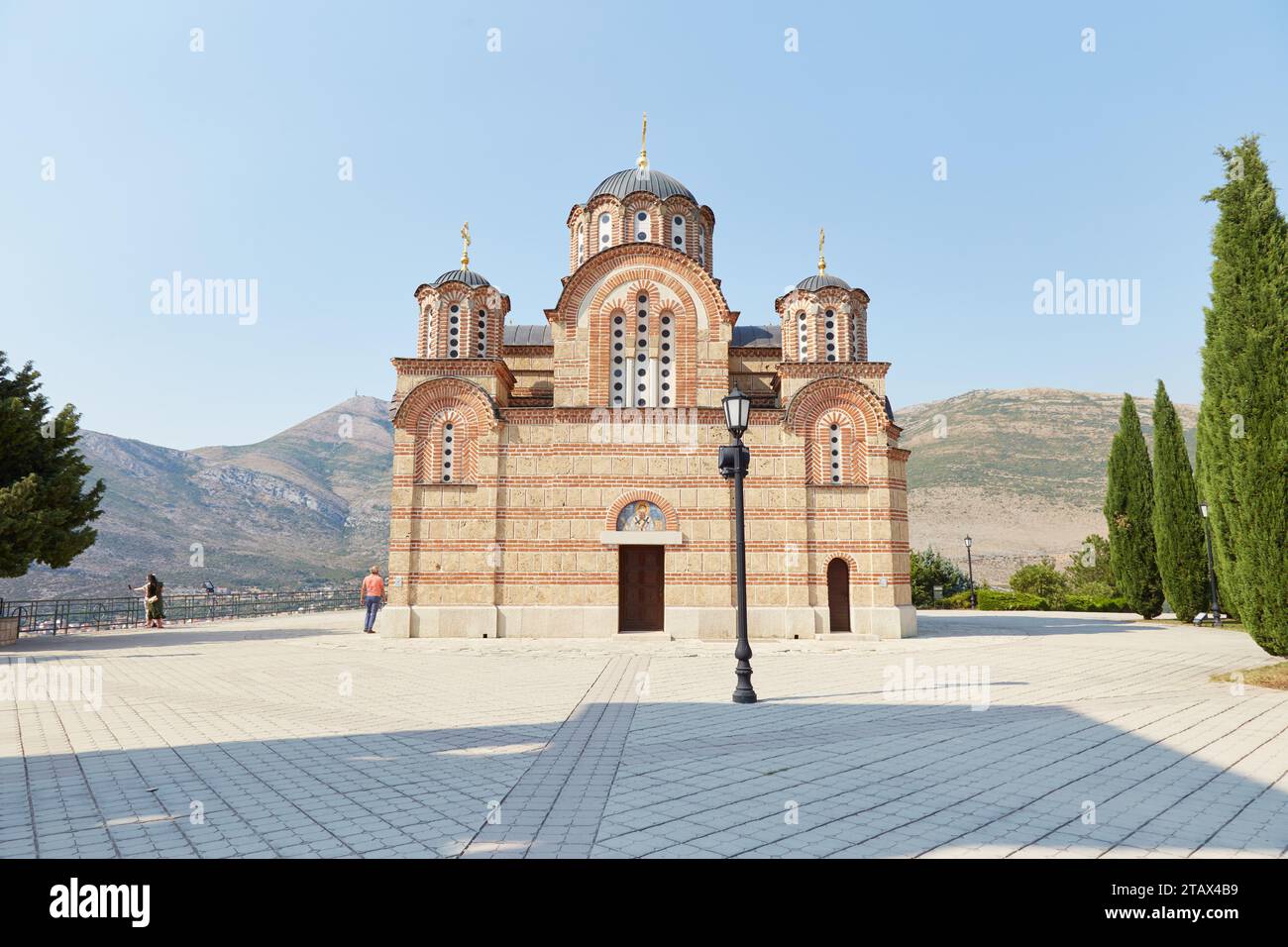 The beautiful Hercegovacka Gracanica Monastery in Trebinje, a replica ...