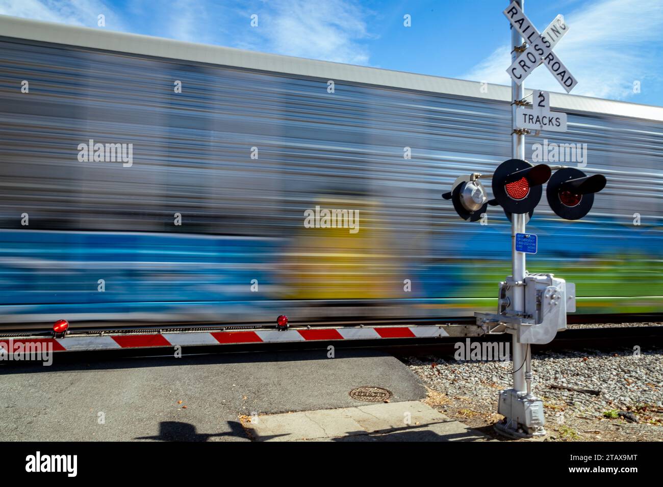 Train Car Blur Stock Photo