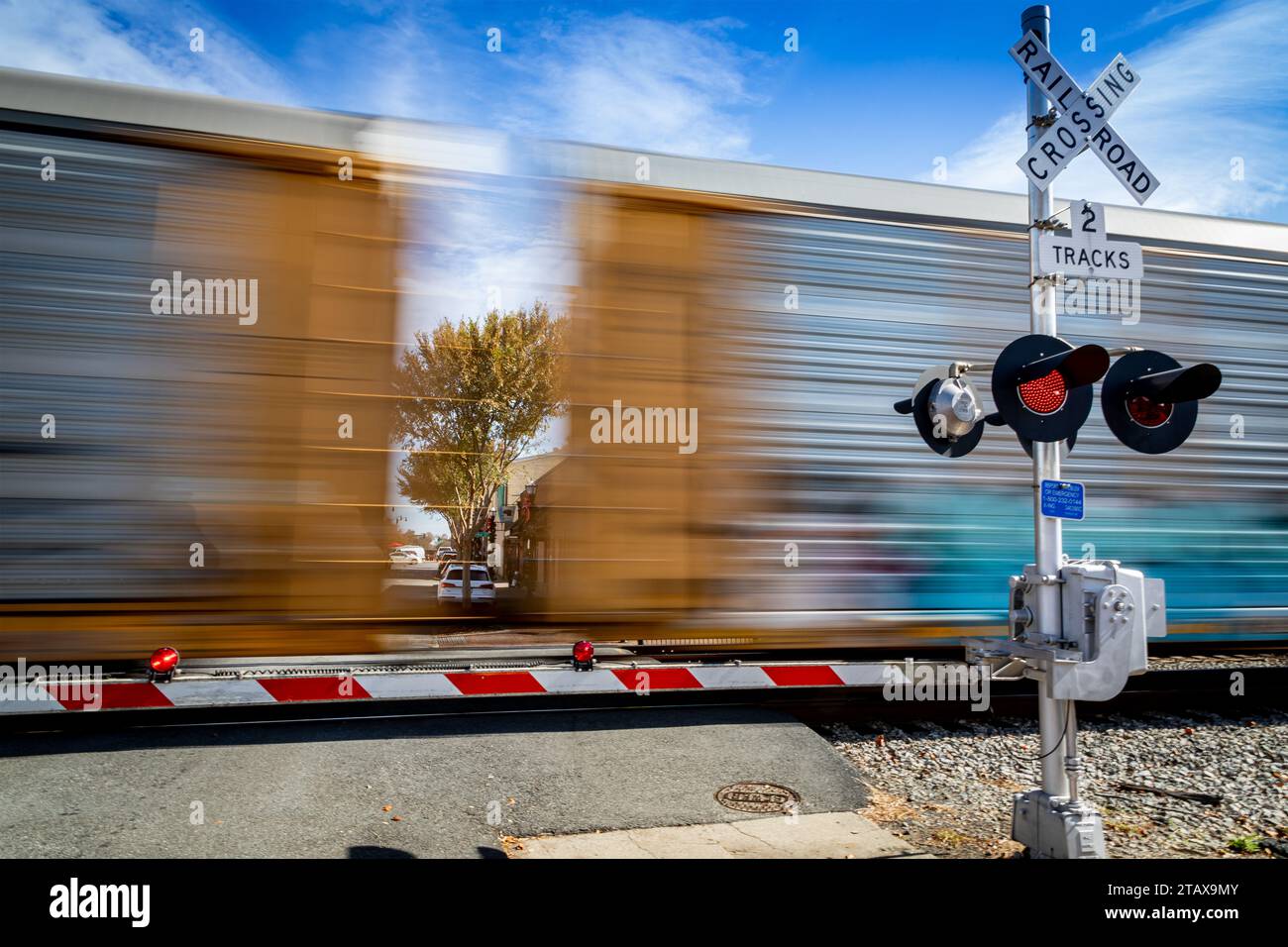 Train Car Blur Stock Photo