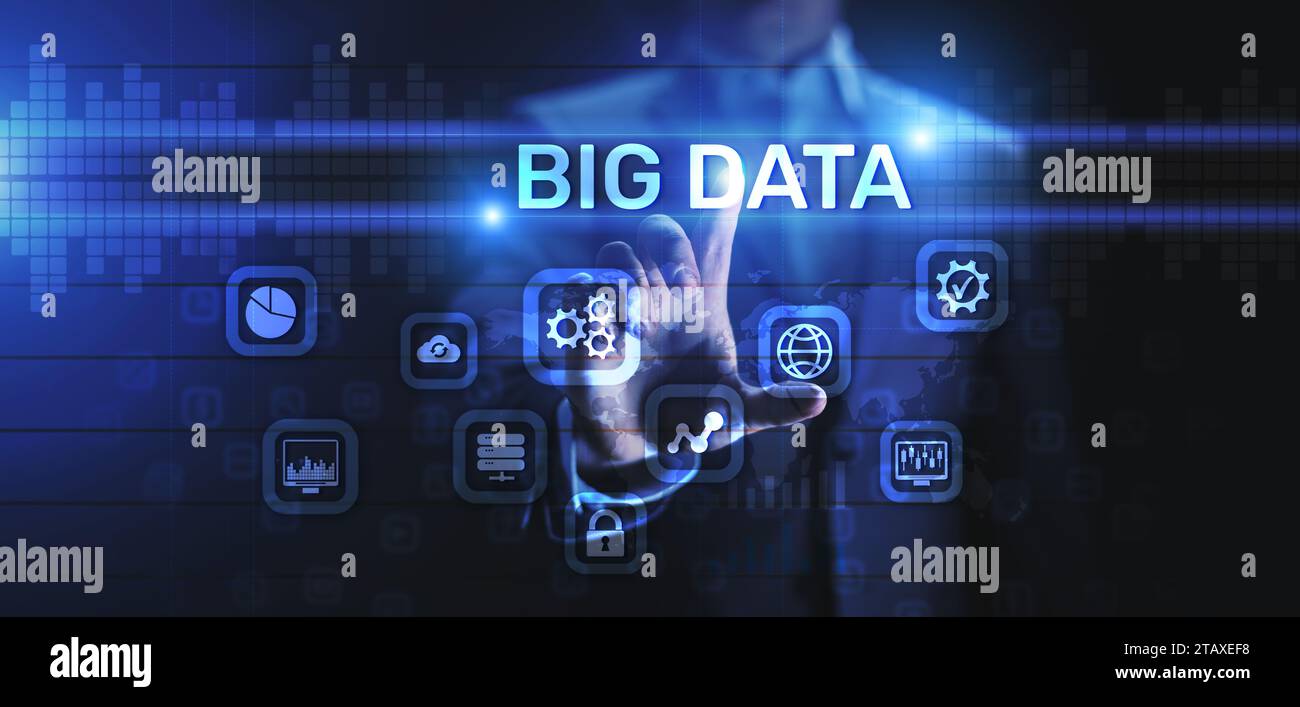 Big Data Science concept analysis analytics technology internet concept. Stock Photo
